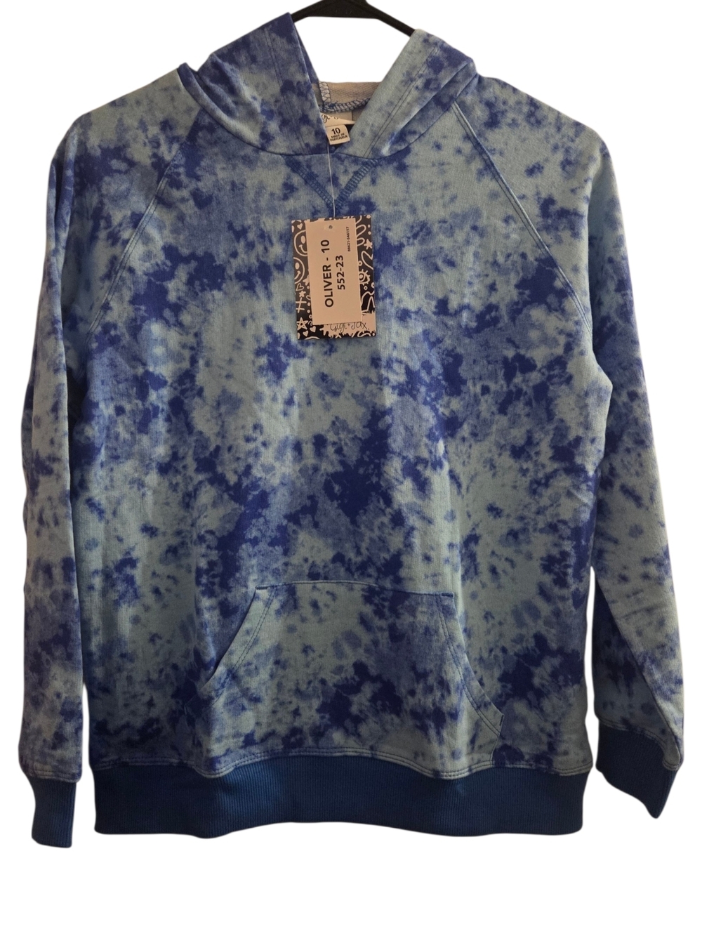 Tie-Dye Blue Hoodie